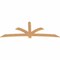Ekena Millwork Davenport Timber Gable Bracket, Western Red Cedar, 108"W x 40"H x 1 1/2"D x 5 1/2"F, 9/12 Pitch GBW108X40X0206DAV00SWR - alternate 5